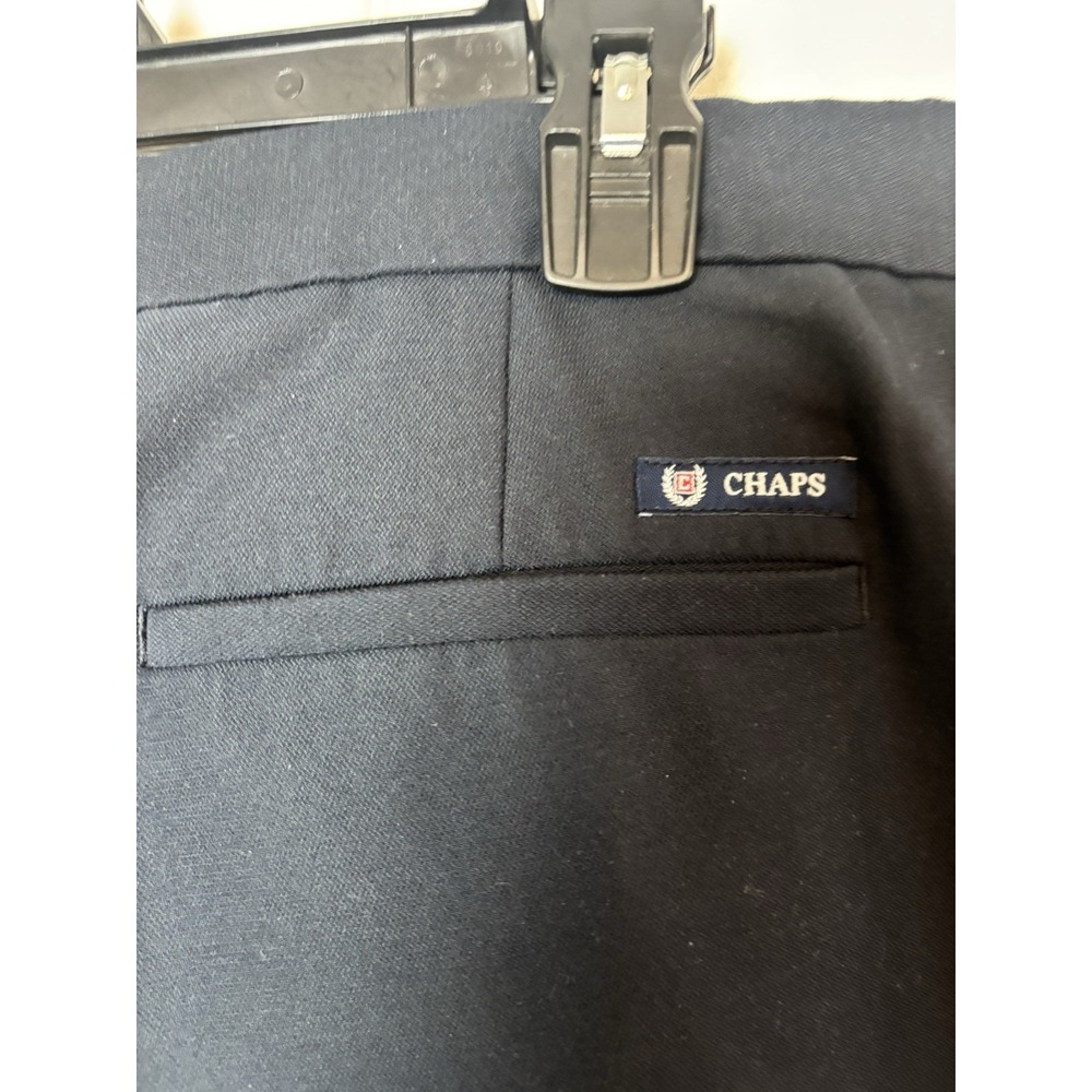 CHAPS Mens Performance Shorts Size 34x8.5 Navy Blue Stretch Golf Active - Picture 6 of 6